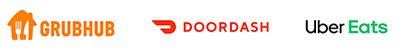 food delivery service logos